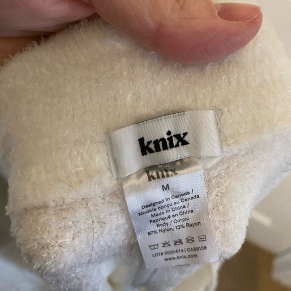 KNIX COZZY SET - TOP AND BOTTOMS - WHITE - MEDIUM - Picture 3 of 4